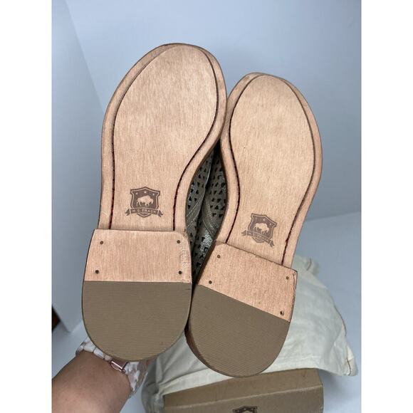 NWB Trask Leather Bronze Metallic Suede Ali Perf Casual Comfort Shoes US 10M - Picture 5 of 5